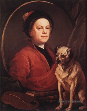  pittore - Le peintre et son roquet William Hogarth